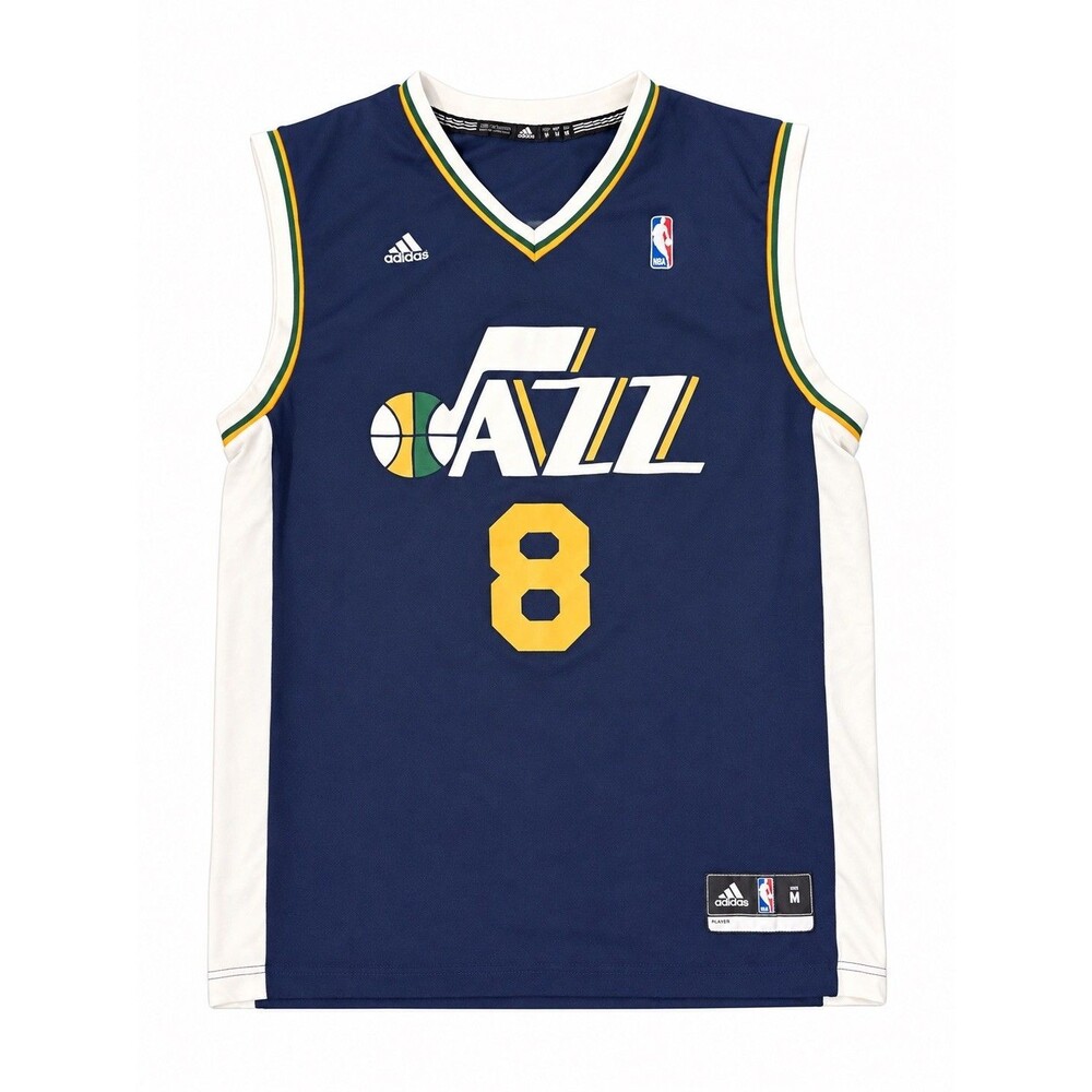 Vintage 2010 Y2K Adidas Deron Williams #8 Utah Jazz NBA Basketball Jersey Medium